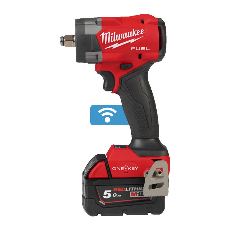 Купити Гайковерт акумуляторний безщітковий TORQUE-SENSE 1/2'' MILWAUKEE, M18 ONEFIW2FC12-0X, 67-203Нм (каркас, кліпса для реміня Dкейс). Офіційний магазин Мілвокі Україна, фірмова гарантія з доставкою по Украіні
