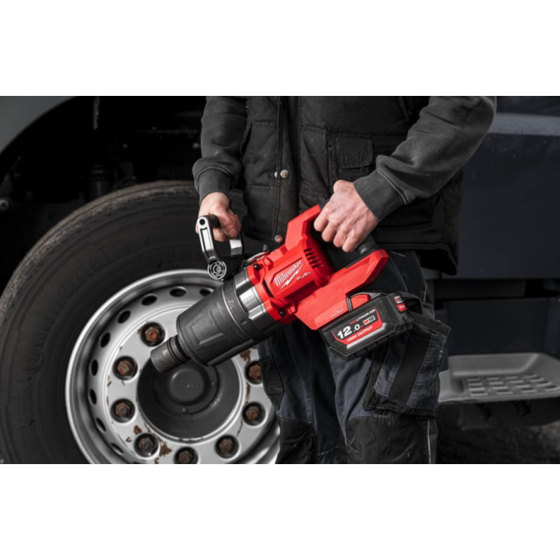 Купити Гайковерт акумуляторний безщітковий 1'' MILWAUKEE, M18 ONEFHIWF1DS-0C, 2711Нм, з кільцем (каркас, кейс). Офіційний магазин Мілвокі Україна, фірмова гарантія з доставкою по Украіні