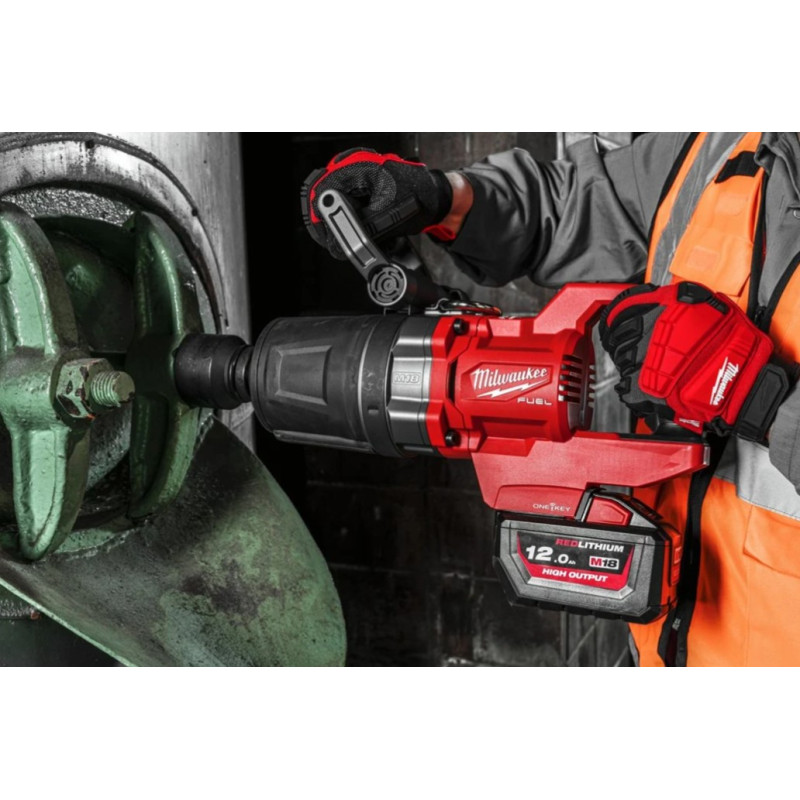 Купити Гайковерт акумуляторний безщітковий 1'' MILWAUKEE, M18 ONEFHIWF1DS-0C, 2711Нм, з кільцем (каркас, кейс). Офіційний магазин Мілвокі Україна, фірмова гарантія з доставкою по Украіні