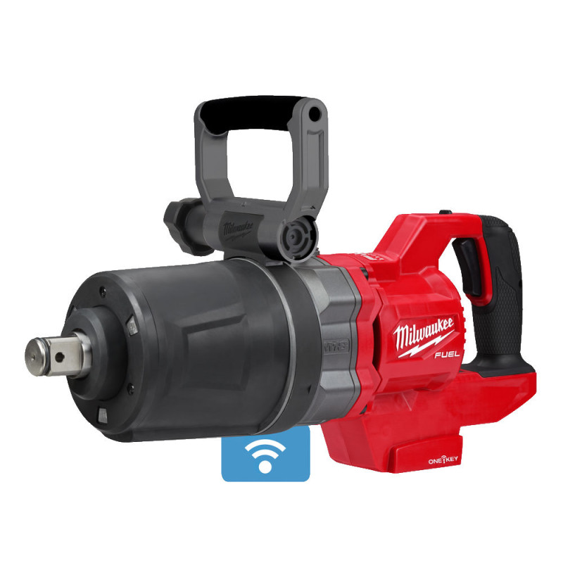Купити Гайковерт акумуляторний безщітковий 1'' MILWAUKEE, M18 ONEFHIWF1DS-0C, 2711Нм, з кільцем (каркас, кейс). Офіційний магазин Мілвокі Україна, фірмова гарантія з доставкою по Украіні
