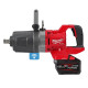 Купити Гайковерт акумуляторний безщітковий 1'' MILWAUKEE, M18 ONEFHIWF1DS-121C, 2711Нм (зарядний пристрій M12-18 FC, 1 акумулятор FB12 12 Аг, кейс). Офіційний магазин Мілвокі Україна, фірмова гарантія з доставкою по Украіні