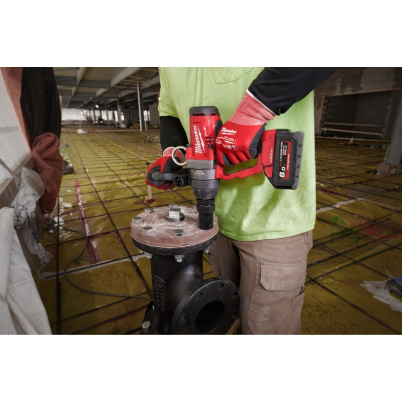 Купити Гайковерт акумуляторний безщітковий 1'' MILWAUKEE, M18 ONEFHIWF1-0X, 2400Нм, з кільцем (каркас, HD кейс). Офіційний магазин Мілвокі Україна, фірмова гарантія з доставкою по Украіні