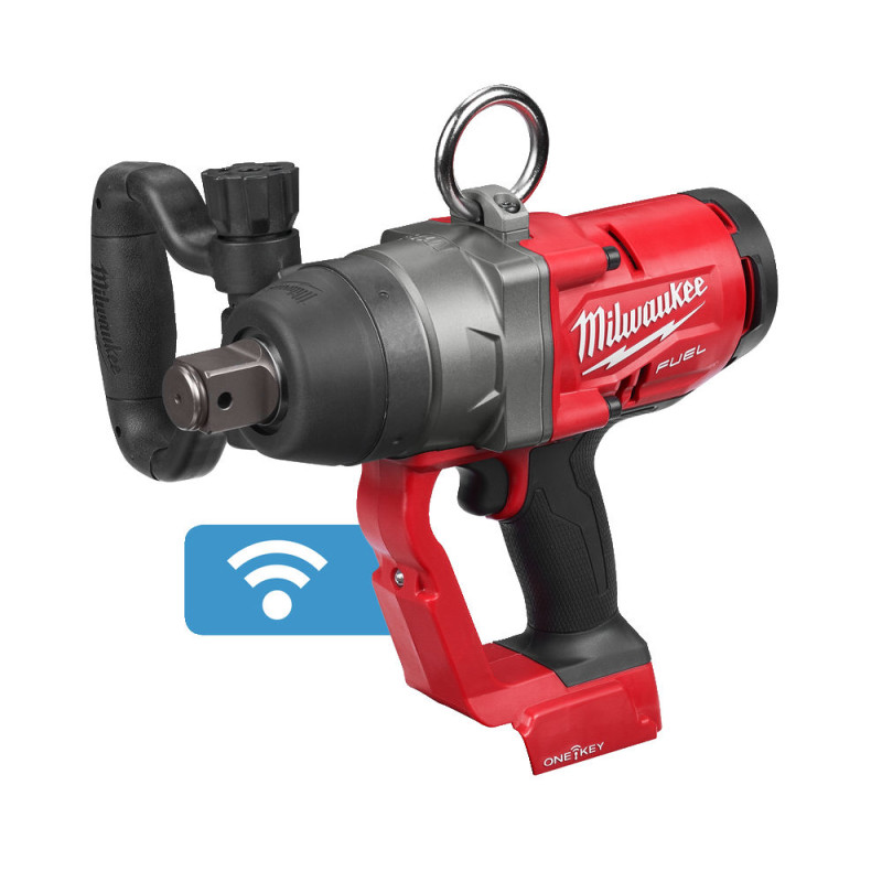 Купити Гайковерт акумуляторний безщітковий 1'' MILWAUKEE, M18 ONEFHIWF1-0X, 2400Нм, з кільцем (каркас, HD кейс). Офіційний магазин Мілвокі Україна, фірмова гарантія з доставкою по Украіні