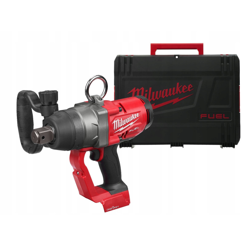 Купити Гайковерт акумуляторний безщітковий 1'' MILWAUKEE, M18 ONEFHIWF1-0X, 2400Нм, з кільцем (каркас, HD кейс). Офіційний магазин Мілвокі Україна, фірмова гарантія з доставкою по Украіні