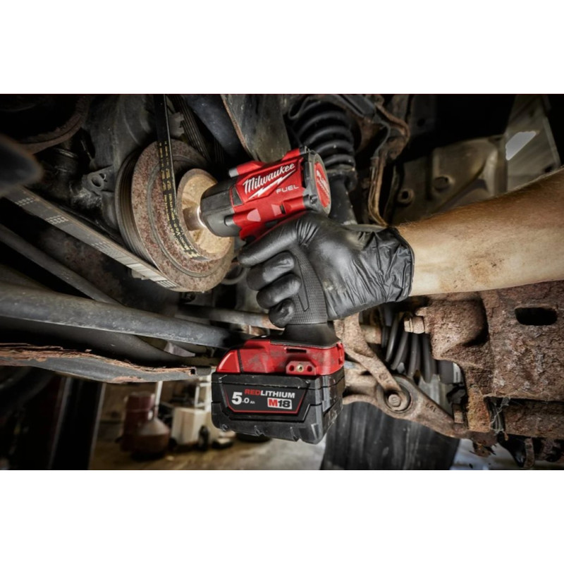 Купити Гайковерт акумуляторний безщітковий 1/2'' MILWAUKEE, M18 FMTIW2P12-0X, 881Нм, с пином (каркас, кліпса для реміня, картонне пакування). Офіційний магазин Мілвокі Україна, фірмова гарантія з доставкою по Украіні