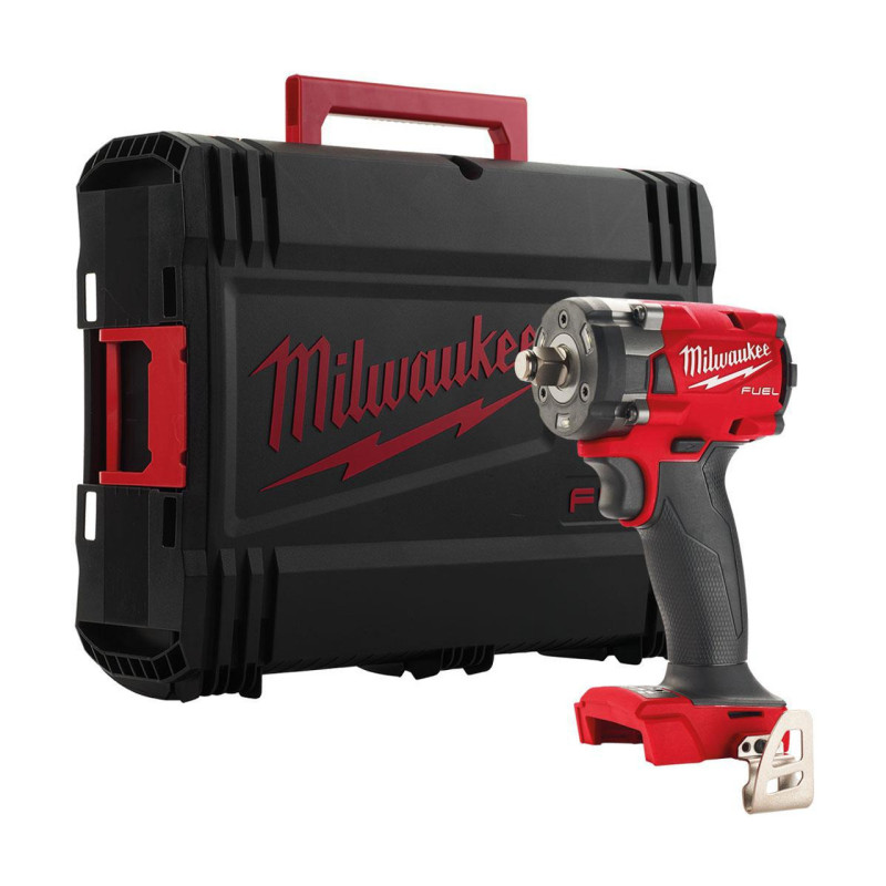 Купити Гайковерт акумуляторний безщітковий 1/2'' MILWAUKEE, M18 FIW2F12-0Х, 339Нм, з кільцем (каркас, кліпса для реміня, HDкейс). Офіційний магазин Мілвокі Україна, фірмова гарантія з доставкою по Украіні