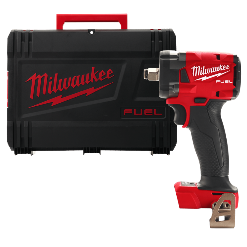 Купити Гайковерт акумуляторний безщітковий 1/2'' MILWAUKEE, M18 FIW2F12-0Х, 339Нм, з кільцем (каркас, кліпса для реміня, HDкейс). Офіційний магазин Мілвокі Україна, фірмова гарантія з доставкою по Украіні