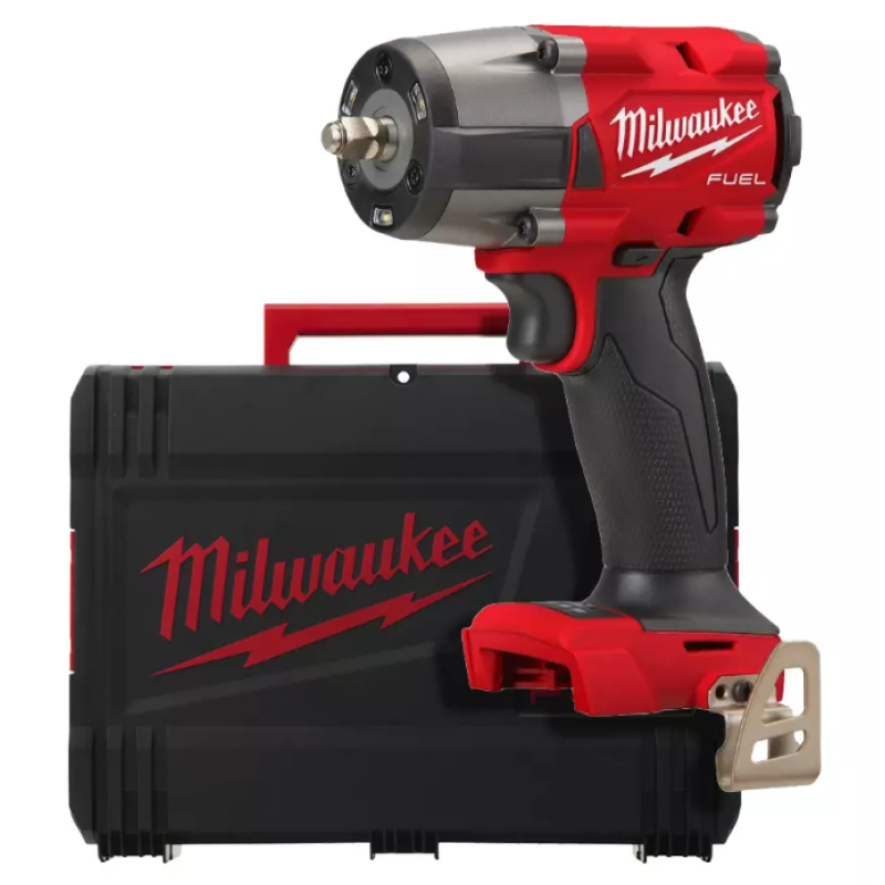 Купити Гайковерт акумуляторний безщітковий 3/8'' MILWAUKEE, М18 FMTIW2F38-0X, 813Нм, з кільцем (каркас, кліпса для реміня, HDкейс). Офіційний магазин Мілвокі Україна, фірмова гарантія з доставкою по Украіні