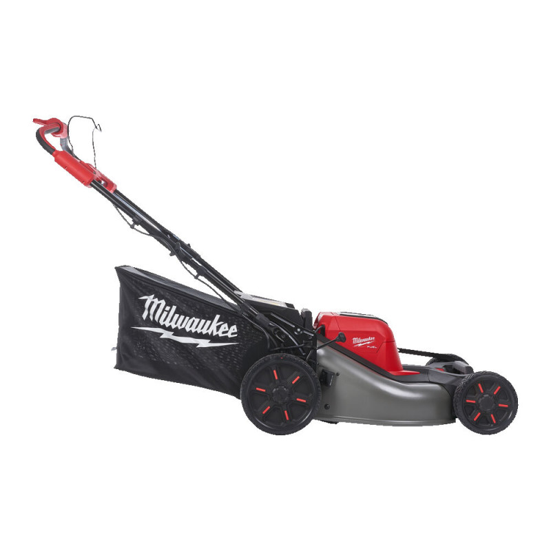 Купити Газонокосарка акумуляторна безщіткова самохідна MILWAUKEE, M18F2LM53-122 (2х18В), 53см (зарядний пристрій M18 DBSC, 2 акумулятори М18 FB12 12Аг, картонне пакування). Офіційний магазин Мілвокі Україна, фірмова гарантія з доставкою по Украіні
