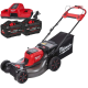 Купити Газонокосарка акумуляторна безщіткова самохідна MILWAUKEE, M18F2LM53-122 (2х18В), 53см (зарядний пристрій M18 DBSC, 2 акумулятори М18 FB12 12Аг, картонне пакування). Офіційний магазин Мілвокі Україна, фірмова гарантія з доставкою по Украіні
