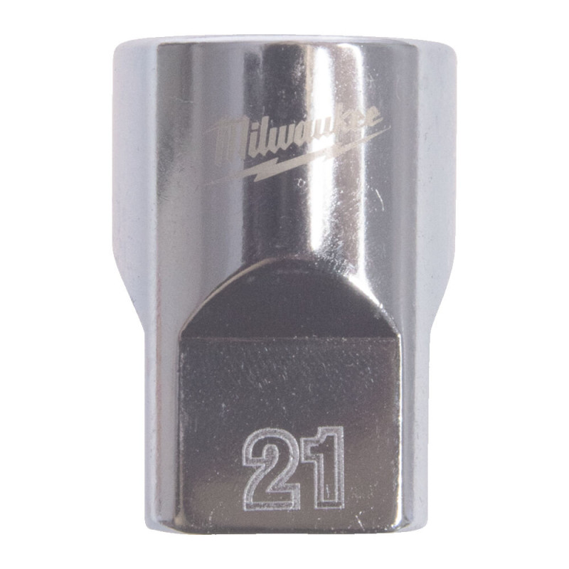 Купити Головка торцева хромована 1/2'' MILWAUKEE, (зірочка 12 гранн.), 21мм. Офіційний магазин Мілвокі Україна, фірмова гарантія з доставкою по Украіні