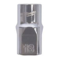 Купити Головка торцева хромована 1/2'' MILWAUKEE, (зірочка 12 гранн.), 13мм. Офіційний магазин Мілвокі Україна, фірмова гарантія з доставкою по Украіні