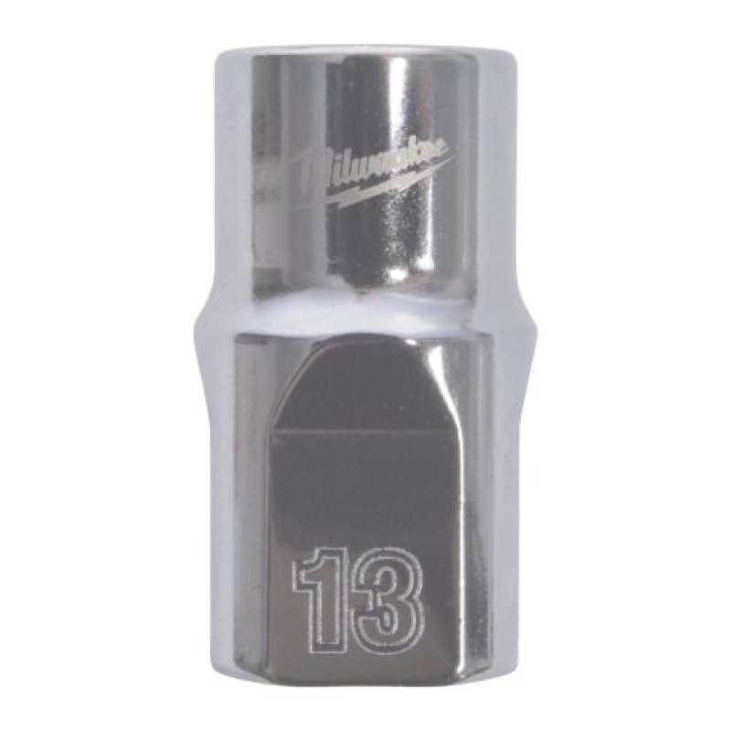 Купити Головка торцева хромована 1/2'' MILWAUKEE, (зірочка 12 гранн.), 13мм. Офіційний магазин Мілвокі Україна, фірмова гарантія з доставкою по Украіні