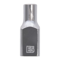 Купити Головка торцева хромована TORX Е-стандарт 1/4'' MILWAUKEE, E5. Офіційний магазин Мілвокі Україна, фірмова гарантія з доставкою по Украіні