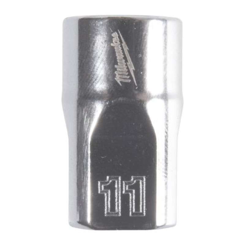 Купити Головка торцева хромована TORX Е-стандарт 1/4'' MILWAUKEE, E11. Офіційний магазин Мілвокі Україна, фірмова гарантія з доставкою по Украіні
