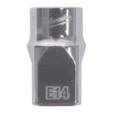 Купити Головка торцевая хромированная TORX Е-стандарт 3/8'' MILWAUKEE, E14. Офіційний магазин Мілвокі Україна, фірмова гарантія з доставкою по Украіні