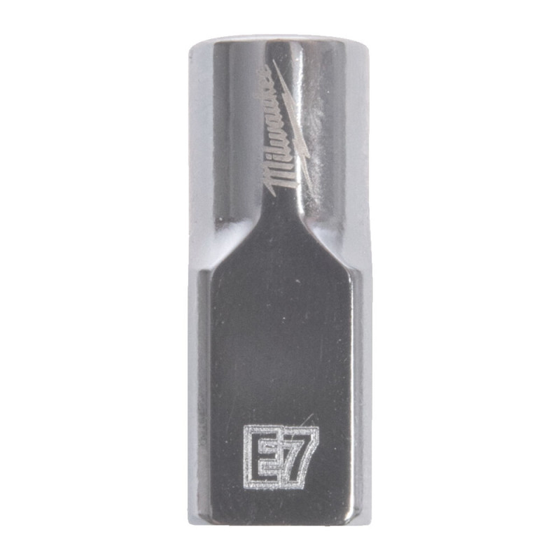 Купити Головка торцева хромована TORX Е-стандарт 1/4'' MILWAUKEE, E7. Офіційний магазин Мілвокі Україна, фірмова гарантія з доставкою по Украіні