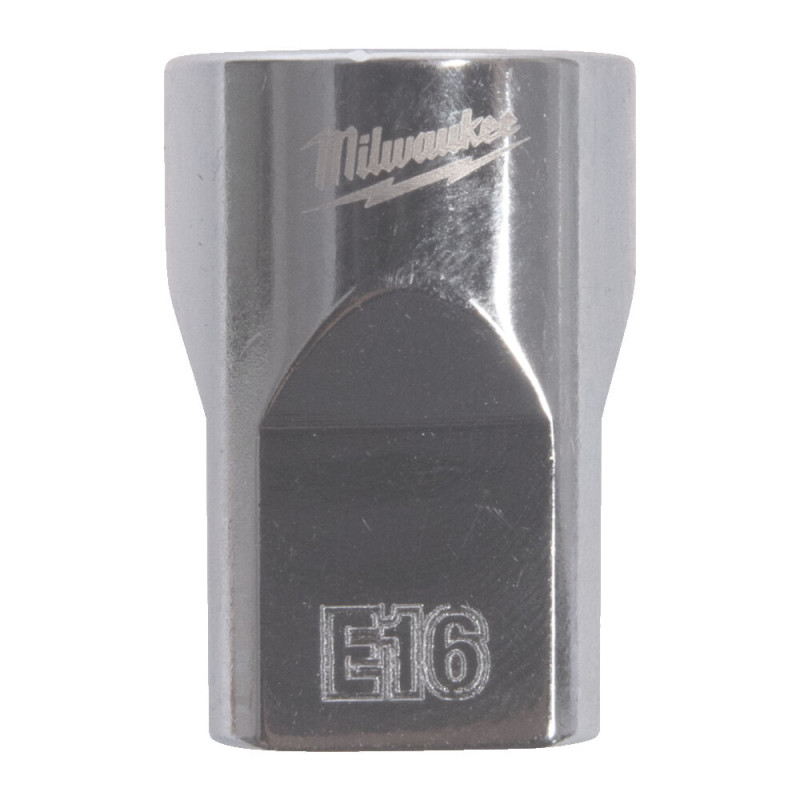 Купити Головка торцевая хромированная TORX Е-стандарт 3/8'' MILWAUKEE, E16. Офіційний магазин Мілвокі Україна, фірмова гарантія з доставкою по Украіні
