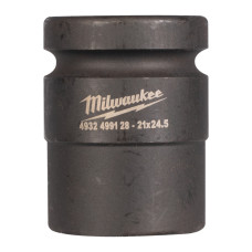 Купити Головка ударна для з/д кріпленнь ShW 1'' STD 4гр. MILWAUKEE, 21х24,5мм. Офіційний магазин Мілвокі Україна, фірмова гарантія з доставкою по Украіні
