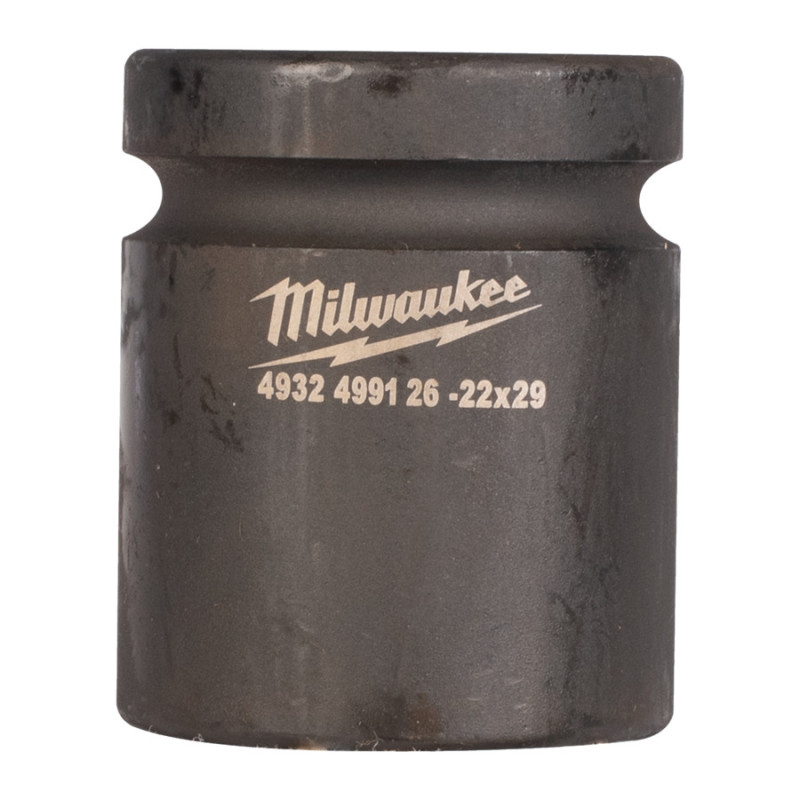 Купити Головка ударна для з/д кріпленнь ShW 1'' STD 4гр. MILWAUKEE, 22х29мм. Офіційний магазин Мілвокі Україна, фірмова гарантія з доставкою по Украіні