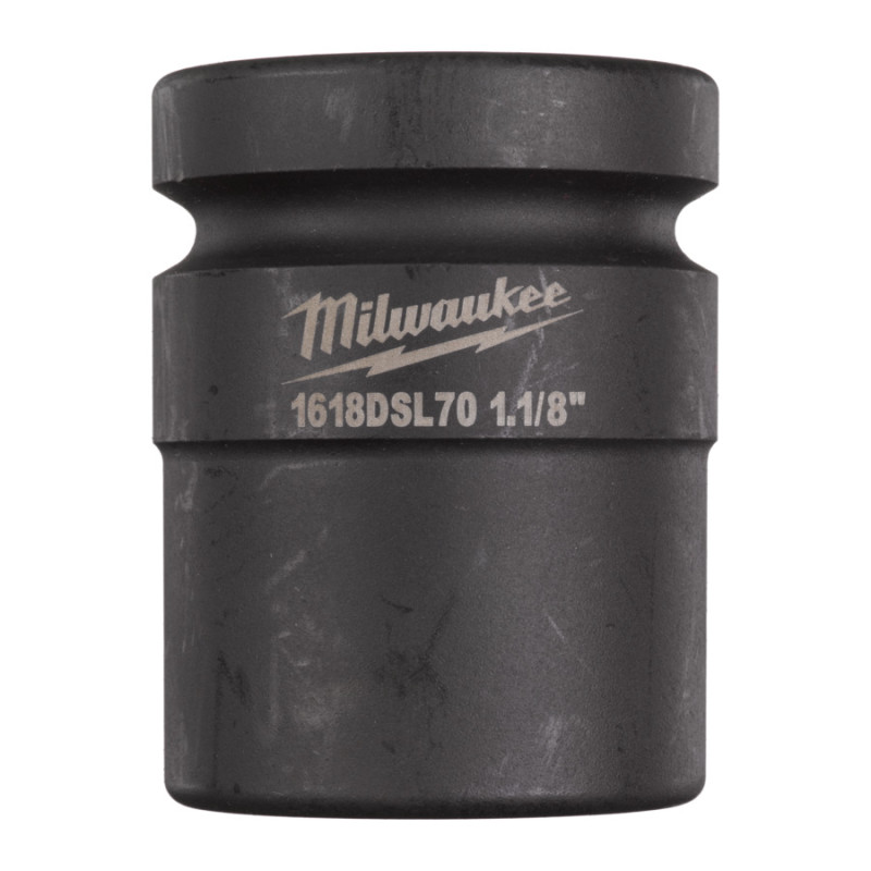 Купити Головка ударна для з/д кріпленнь ShW 1'' STD Bi-SQ MILWAUKEE, 1-1/8''. Офіційний магазин Мілвокі Україна, фірмова гарантія з доставкою по Украіні
