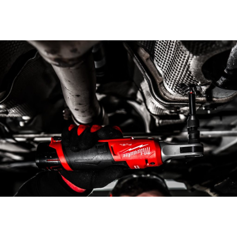 Купити Гайковерт-трещітка кутовий акумуляторний безщітковий 1/4'' MILWAUKEE, M12 FHIR14-0, 47Нм (каркас, картонне пакування). Офіційний магазин Мілвокі Україна, фірмова гарантія з доставкою по Украіні