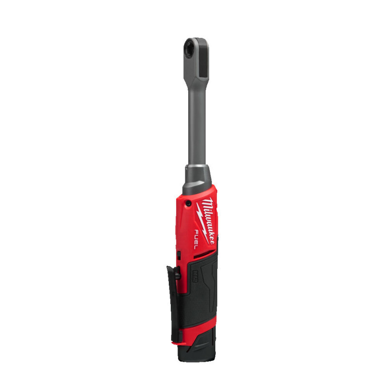 Купити Гайковерт-тріскачка кутовий акумуляторний Hex 14.4мм MILWAUKEE, M12 FPTR-202X, 81Нм (зарядний пристрій, 2 акум. Х 2Аг, наскрізні головки: від 8 до 21 мм, адаптери, тримач шестигранних насадок, HD кейс). Офіційний магазин Мілвокі Україна, фірмова гарантія з доставкою по Украіні