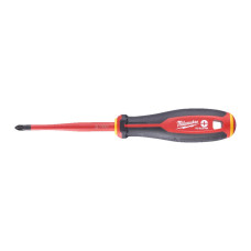 Купити Викрутка з тригранною рукояткою ізольована VDE MILWAUKEE, PZ/SL2х100мм. Офіційний магазин Мілвокі Україна, фірмова гарантія з доставкою по Украіні