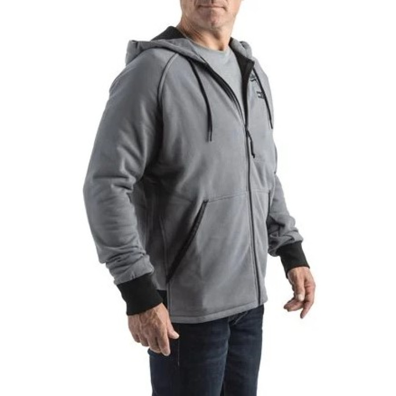 Купити Толстовка з підігрівом MILWAUKEE, M12 HHGREY4-0 (XL), сіра (розмір XL). Офіційний магазин Мілвокі Україна, фірмова гарантія з доставкою по Украіні