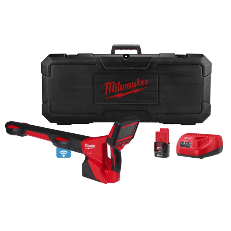Купити Локатор акумуляторный  MILWAUKEE, M12 PL-201C (зарядний пристрій С12 С, 1 акумулятор М12 В2 2Аг, кейс). Офіційний магазин Мілвокі Україна, фірмова гарантія з доставкою по Украіні