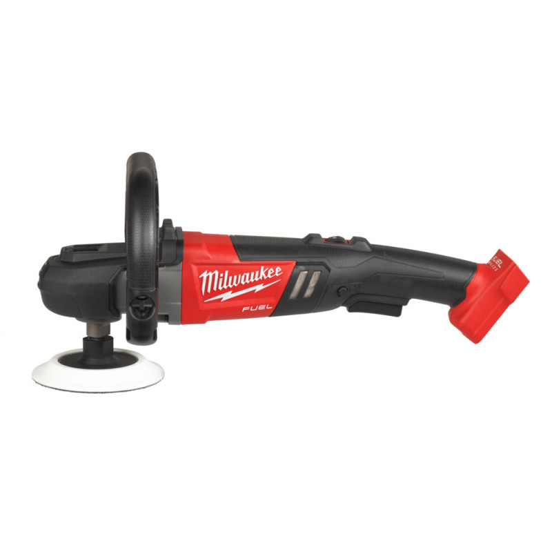 Купити Машина полірувальна кутова акумуляторна безщіткова MILWAUKEE, M18 FAP180-0X, діаметр 180мм, (полірувальна платформа, пилезахисний екран, D-образна ручка, бічна ручка, HDкейс). Офіційний магазин Мілвокі Україна, фірмова гарантія з доставкою по Украіні