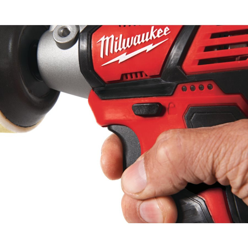 Купити Машина полірувальна акумуляторна MILWAUKEE, M12 BPS-0 (кракас, полірувальна, шліфувальна платформи, підошва з вовни, полірувальні губки 2шт, бічна ручка, картонне пакування). Офіційний магазин Мілвокі Україна, фірмова гарантія з доставкою по Украіні