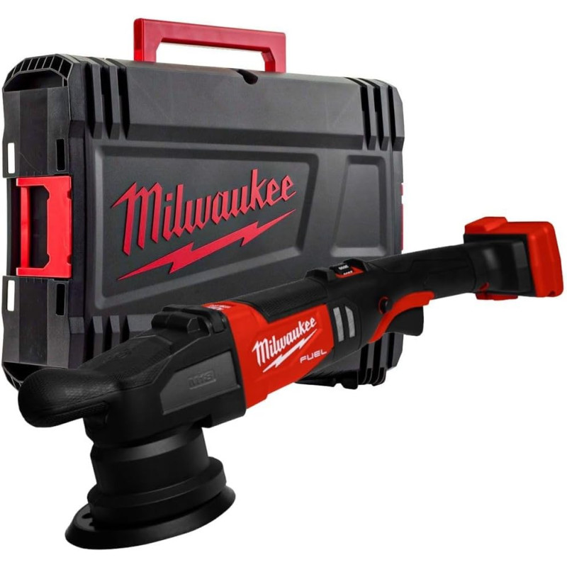 Купити Машина полірувальна ексцентрикова акумуляторна безщіткова MILWAUKEE, M18 FUEL FROP15-0X, діаметр 125мм (каркас, HDкейс). Офіційний магазин Мілвокі Україна, фірмова гарантія з доставкою по Украіні