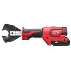 Купити Кабелеріз гідравлічний акумуляторний MILWAUKEE, M18 ONEHCC-201C CU/AL (зарядний пристрій М12-18 С, 1 акумулятор М18 В2 2Аг, кліщі CU/AL, кейс). Офіційний магазин Мілвокі Україна, фірмова гарантія з доставкою по Украіні