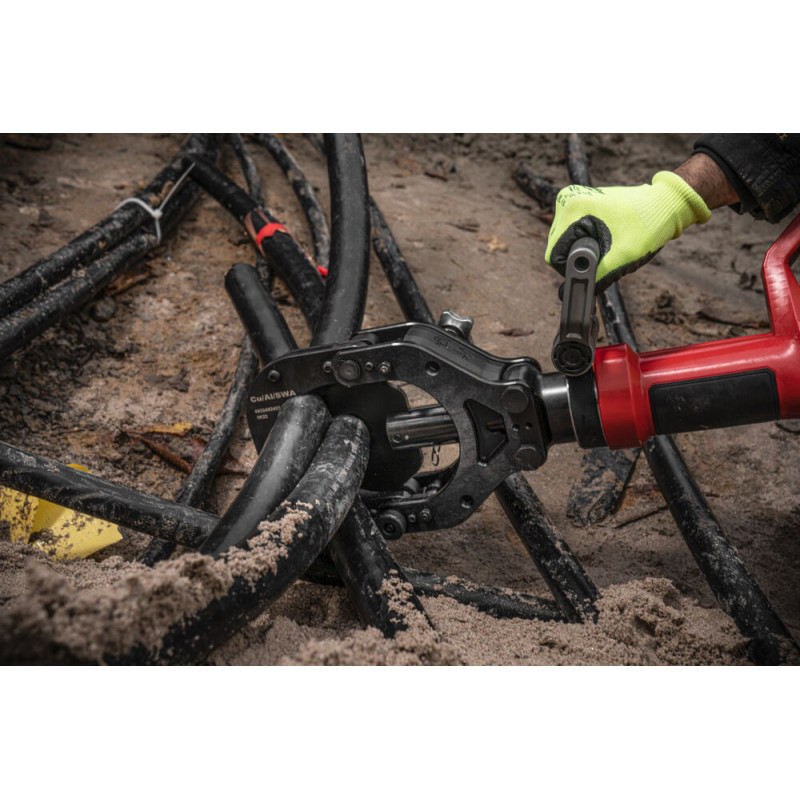 Купити Кабелеріз гідравлічний акумуляторний MILWAUKEE, M18 HCC125-801C (зарядний пристрій M12-18 FC, 1 акумулятор М18 FВ8 8Аг, кейс). Офіційний магазин Мілвокі Україна, фірмова гарантія з доставкою по Украіні