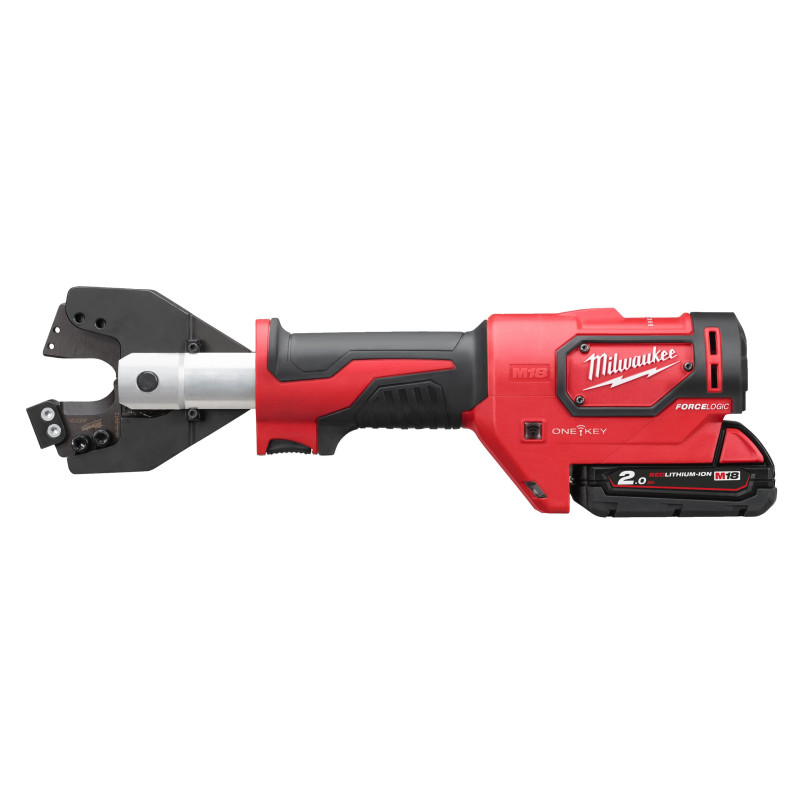 Купити Кабелеріз гідравлічний акумуляторний MILWAUKEE, M18 ONEHCC-201C ACSR (зарядний пристрій М12-18 С, 1 акумулятор М18 В2 2Аг, кліщі ACSR, кейс). Офіційний магазин Мілвокі Україна, фірмова гарантія з доставкою по Украіні