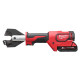 Купити Кабелеріз гідравлічний акумуляторний MILWAUKEE, M18 ONEHCC-201C ACSR (зарядний пристрій М12-18 С, 1 акумулятор М18 В2 2Аг, кліщі ACSR, кейс). Офіційний магазин Мілвокі Україна, фірмова гарантія з доставкою по Украіні