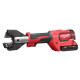 Купити Кабелеріз гідравлічний акумуляторний MILWAUKEE, M18 ONEHCC-201C ACSR (зарядний пристрій М12-18 С, 1 акумулятор М18 В2 2Аг, кліщі ACSR, кейс). Офіційний магазин Мілвокі Україна, фірмова гарантія з доставкою по Украіні