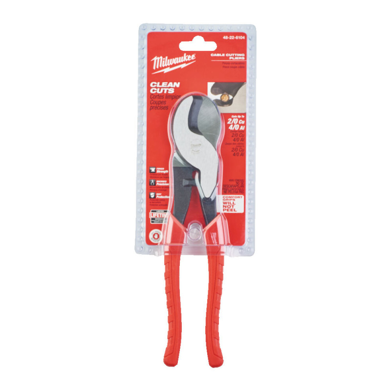 Купити Кабелеріз ручний Cable Cutting Pliers MILWAUKEE, 180мм (заміна на 4932500672). Офіційний магазин Мілвокі Україна, фірмова гарантія з доставкою по Украіні