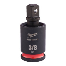 Купити Перехідник ударний шарнірний для головок ShW 3/8'' MILWAUKEE. Офіційний магазин Мілвокі Україна, фірмова гарантія з доставкою по Украіні