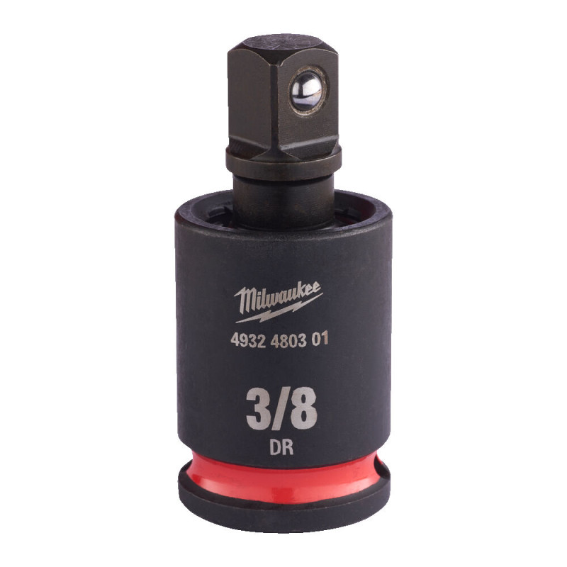 Купити Перехідник ударний шарнірний для головок ShW 3/8'' MILWAUKEE. Офіційний магазин Мілвокі Україна, фірмова гарантія з доставкою по Украіні