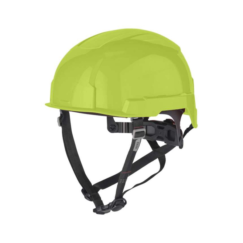 Купити Шолом захисний з ремінцем EN 397 BOLT200 MILWAUKEE Hi-Vis, не вентильований, жовтий. Офіційний магазин Мілвокі Україна, фірмова гарантія з доставкою по Украіні