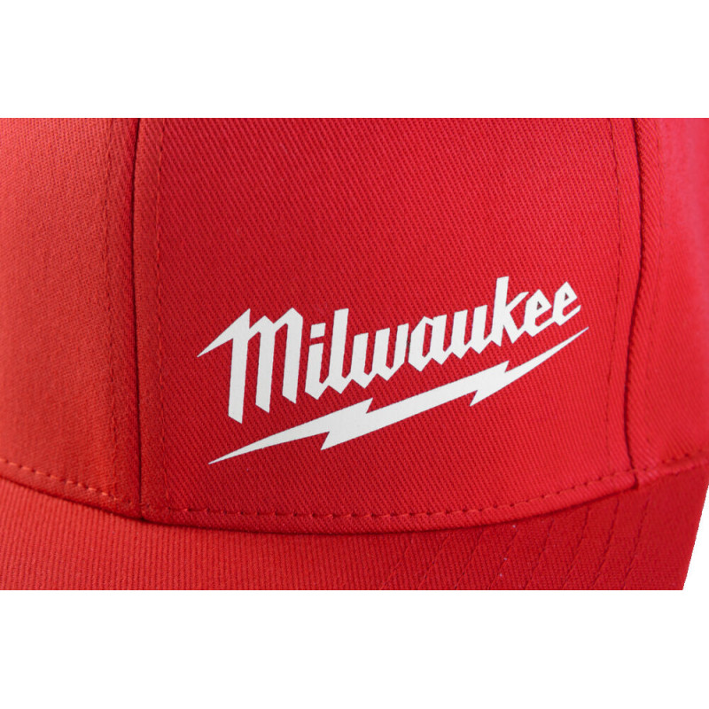 Купити Бейсболка MILWAUKEE, BCS RD SM, червона, розмір S/M. Офіційний магазин Мілвокі Україна, фірмова гарантія з доставкою по Украіні