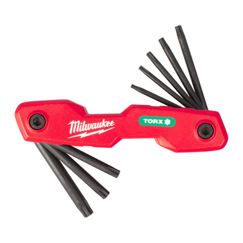 Купити Набір ключів складних шестигранних TORX MILWAUKEE, (T9/T10/T15/T20/T25/T27/T30/T40) (8шт). Офіційний магазин Мілвокі Україна, фірмова гарантія з доставкою по Украіні