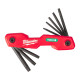 Купити Набір ключів складних шестигранних TORX MILWAUKEE, (T9/T10/T15/T20/T25/T27/T30/T40) (8шт). Офіційний магазин Мілвокі Україна, фірмова гарантія з доставкою по Украіні