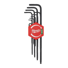 Купити Набір ключів Г-образних TORX MILWAUKEE, (T8/T9/ T10/T15/ T20/T25/T27/  T30/T40) (9шт) пластиковий холдер. Офіційний магазин Мілвокі Україна, фірмова гарантія з доставкою по Украіні