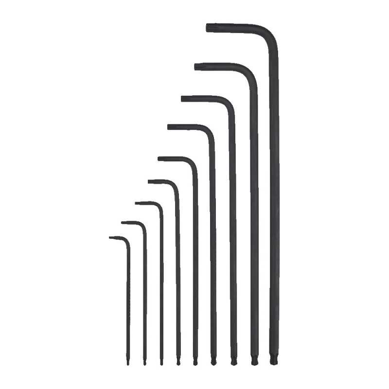 Купити Набір ключів Г-образних TORX MILWAUKEE, (T8/T9/ T10/T15/ T20/T25/T27/  T30/T40) (9шт) пластиковий холдер. Офіційний магазин Мілвокі Україна, фірмова гарантія з доставкою по Украіні