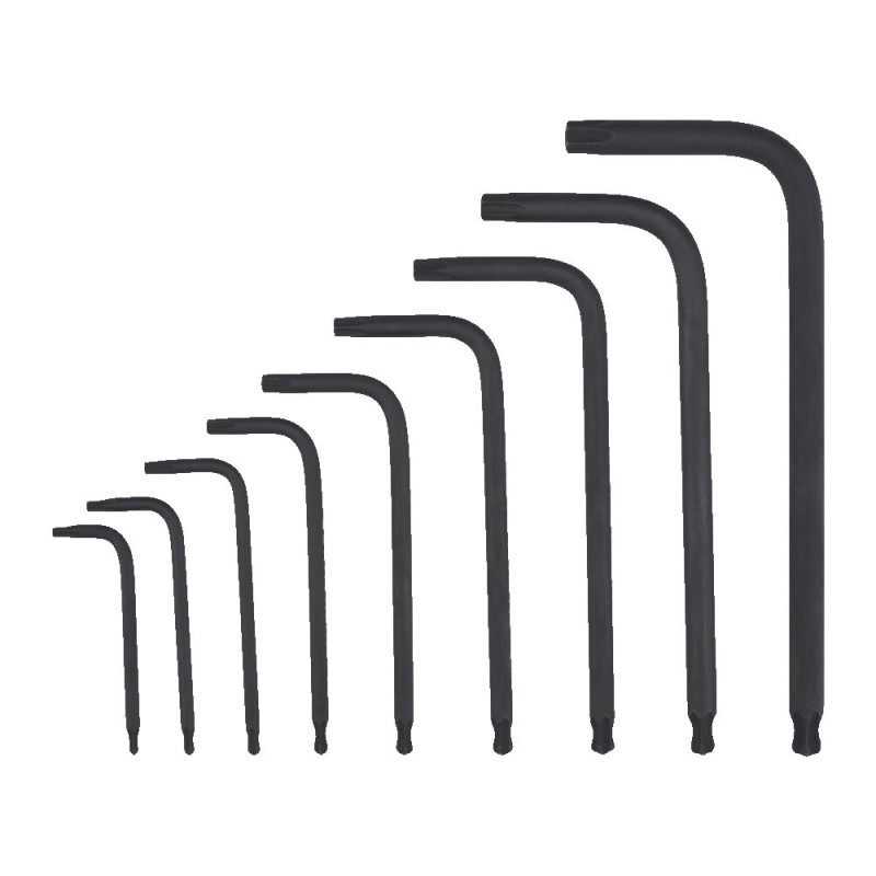 Купити Набір ключів Г-образних Torx Compact MILWAUKEE, (T8/T9/T10/T15/T20/T25/T27/T30/T40) (9шт) , пластиковий холдер. Офіційний магазин Мілвокі Україна, фірмова гарантія з доставкою по Украіні