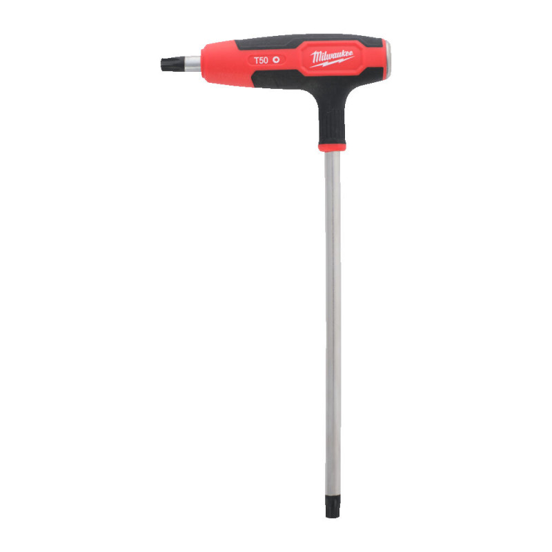Купити Ключ Г-образний TORX MILWAUKEE з комфортною ручкою, T50. Офіційний магазин Мілвокі Україна, фірмова гарантія з доставкою по Украіні