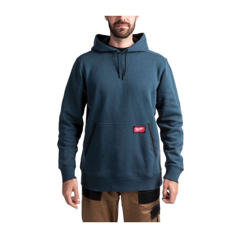Купити Толстовка MILWAUKEE, WH MW BLU XXL, з капюшоном, синя, розмір XXL. Офіційний магазин Мілвокі Україна, фірмова гарантія з доставкою по Украіні